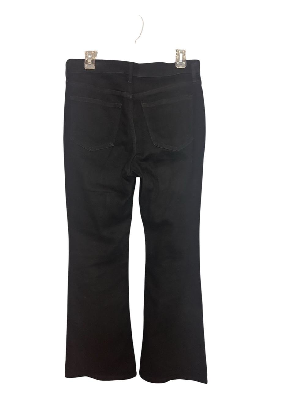 Old Navy High Rise Wow Flare Jeans Black Size 10 Stretch Denim - Picture 2 of 8